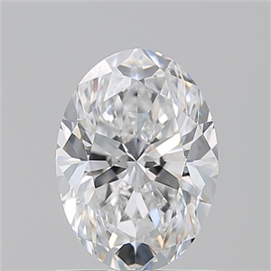 Picture of Natural Diamond 1.23 Carats, Oval with  Cut, D Color, VVS1 Clarity and Certified by GIA
