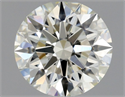 Natural Diamond 0.75 Carats, Round with Excellent Cut, L Color, VVS1 Clarity and Certified by GIA