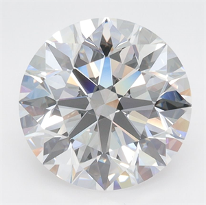 Picture of Lab Grown Diamond 3.75 Carats, Round with Excellent Cut, E Color, VVS1 Clarity and Certified by GIA