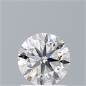 Natural Diamond 1.00 Carats, Round with Very Good Cut, D Color, I1 Clarity and Certified by GIA