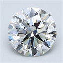 Diamante Natural 2.05 quilates, Redondo , Color G, claridad VVS2 y certificado GIA
