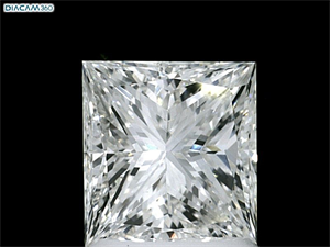Foto Diamante Natural 2.00 quilates, Princesa , Color G, claridad SI1 y certificado GIA de