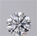 Lab Grown Diamond 1.02 Carats, Round with Ideal Cut, D Color, VVS2 Clarity and Certified by IGI