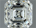 Natural Diamond 1.50 Carats, Asscher with  Cut, I Color, VVS2 Clarity and Certified by IGI