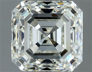Picture of Natural Diamond 1.50 Carats, Asscher with  Cut, I Color, VVS2 Clarity and Certified by IGI
