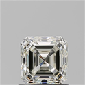Natural Diamond 1.01 Carats, Asscher with  Cut, K Color, VVS2 Clarity and Certified by GIA