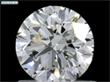 Natural Diamond 0.90 Carats, Round with Very Good Cut, H Color, SI1 Clarity and Certified by GIA