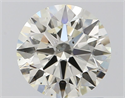 Natural Diamond 1.23 Carats, Round with Excellent Cut, I Color, SI1 Clarity and Certified by IGI