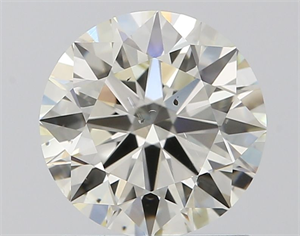 Picture of Natural Diamond 1.23 Carats, Round with Excellent Cut, I Color, SI1 Clarity and Certified by IGI