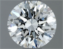 Natural Diamond 0.50 Carats, Round with Very Good Cut, G Color, VVS1 Clarity and Certified by IGI