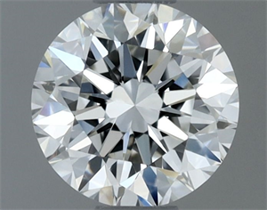Picture of Natural Diamond 0.50 Carats, Round with Very Good Cut, G Color, VVS1 Clarity and Certified by IGI