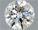 Natural Diamond 0.95 Carats, Round with Excellent Cut, I Color, VS2 Clarity and Certified by GIA
