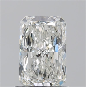 Picture of Natural Diamond 1.01 Carats, Radiant with  Cut, H Color, SI2 Clarity and Certified by GIA