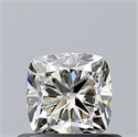 Natural Diamond 0.51 Carats, Cushion with  Cut, K Color, VVS1 Clarity and Certified by GIA