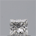 Natural Diamond 0.33 Carats, Princess with  Cut, F Color, VS1 Clarity and Certified by GIA