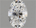 Natural Diamond 1.20 Carats, Oval with  Cut, D Color, VVS1 Clarity and Certified by GIA