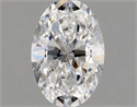 Natural Diamond 1.20 Carats, Oval with  Cut, D Color, VVS1 Clarity and Certified by GIA