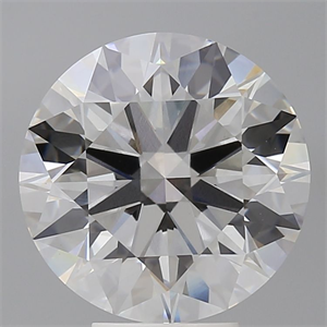 Picture of Lab Grown Diamond 6.10 Carats, Round with Ideal Cut, F Color, VVS2 Clarity and Certified by IGI