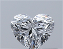 Natural Diamond 0.32 Carats, Heart with  Cut, D Color, VS1 Clarity and Certified by GIA