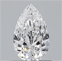 Diamante Natural 0.76 quilates, De pera , Color D, claridad VVS2 y certificado GIA