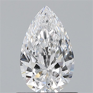 Foto Diamante Natural 0.76 quilates, De pera , Color D, claridad VVS2 y certificado GIA de