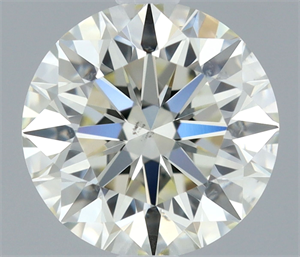 Picture of Natural Diamond 0.61 Carats, Round with Excellent Cut, J Color, VS2 Clarity and Certified by IGI