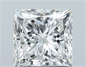 Natural Diamond 1.01 Carats, Princess with  Cut, G Color, VS1 Clarity and Certified by GIA