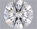 Lab Grown Diamond 3.05 Carats, Round with Ideal Cut, E Color, VVS2 Clarity and Certified by IGI