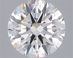 Picture of Lab Grown Diamond 3.05 Carats, Round with Ideal Cut, E Color, VVS2 Clarity and Certified by IGI