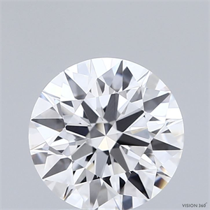 Picture of Lab Grown Diamond 2.01 Carats, Round with Ideal Cut, D Color, VVS2 Clarity and Certified by IGI