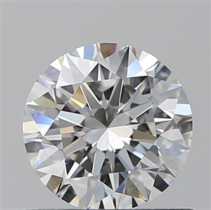 Picture of Natural Diamond 0.76 Carats, Round with Excellent Cut, H Color, VS1 Clarity and Certified by GIA