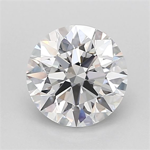 Picture of Lab Grown Diamond 1.05 Carats, Round with Ideal Cut, D Color, VVS2 Clarity and Certified by IGI
