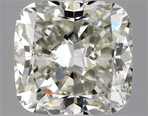 Picture of Natural Diamond 1.01 Carats, Cushion with  Cut, L Color, SI1 Clarity and Certified by GIA