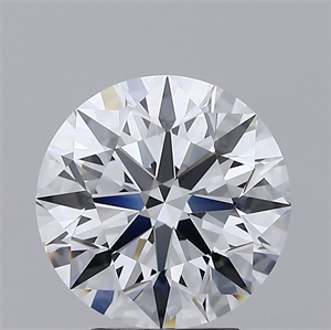 Picture of Lab Grown Diamond 3.38 Carats, Round with Ideal Cut, E Color, VVS2 Clarity and Certified by IGI