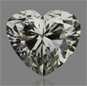 Natural Diamond 0.37 Carats, Heart with  Cut, H Color, SI2 Clarity and Certified by GIA