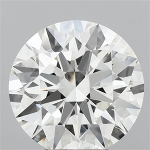 Picture of Lab Grown Diamond 4.03 Carats, Round with Ideal Cut, G Color, IF Clarity and Certified by IGI