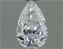 Diamante Natural 0.70 quilates, De pera , Color H, claridad SI1 y certificado GIA