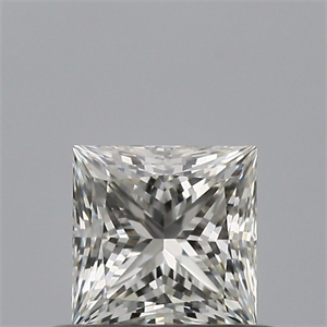 Picture of Natural Diamond 0.52 Carats, Princess with  Cut, H Color, VVS2 Clarity and Certified by IGI