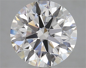 Picture of Lab Grown Diamond 4.63 Carats, Round with Ideal Cut, D Color, FL Clarity and Certified by IGI