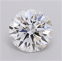 Lab Grown Diamond 1.26 Carats, Round with Ideal Cut, F Color, VVS2 Clarity and Certified by IGI