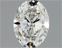 Natural Diamond 0.80 Carats, Oval with  Cut, G Color, VS2 Clarity and Certified by GIA