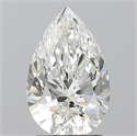 Natural Diamond 1.71 Carats, Pear with  Cut, H Color, VVS2 Clarity and Certified by GIA