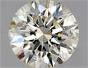 Natural Diamond 0.70 Carats, Round with Excellent Cut, L Color, SI1 Clarity and Certified by GIA