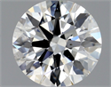 Natural Diamond 0.72 Carats, Round with Excellent Cut, I Color, SI1 Clarity and Certified by GIA