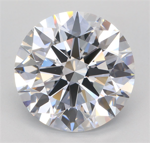 Picture of Lab Grown Diamond 5.05 Carats, Round with Ideal Cut, E Color, VS2 Clarity and Certified by IGI