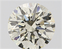 Diamante Natural 0.90 quilates, Redondo , Color J, claridad SI1 y certificado IGI