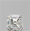 Diamante Natural 1.01 quilates, Asscher , Color I, claridad VVS1 y certificado GIA