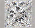 Natural Diamond 1.01 Carats, Princess with  Cut, F Color, VS2 Clarity and Certified by GIA