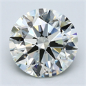 Diamante Natural 3.22 quilates, Redondo , Color K, claridad VS2 y certificado GIA