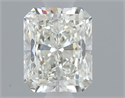 Natural Diamond 0.70 Carats, Radiant with  Cut, J Color, VVS2 Clarity and Certified by GIA